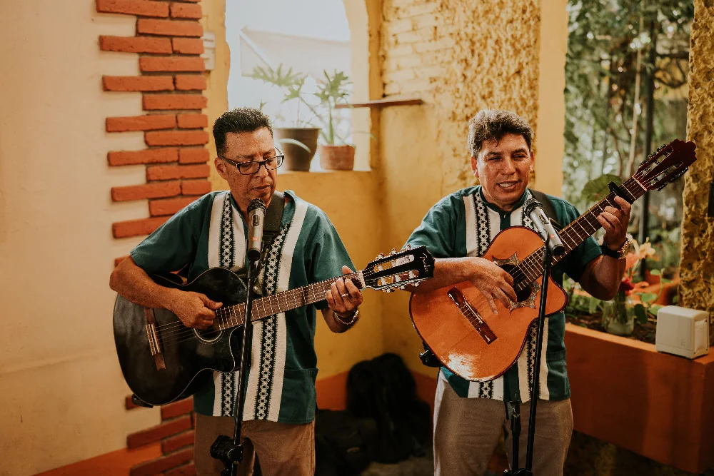 Espace calme consacré à la pratique de la guitare